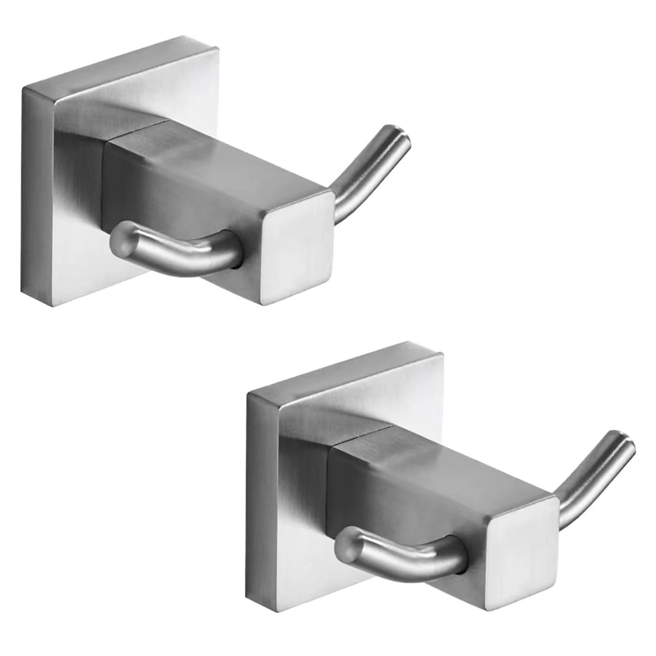 ALTPWJW Double Door Hooks Screw in,Bathroom Towel Hooks for Coats Robes