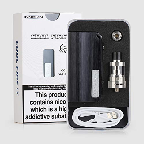 Innokin CoolFire IV with iSub VE E Cigarette Vape Kit Cool Fire 4 with 2ml Tank, No Nicotine