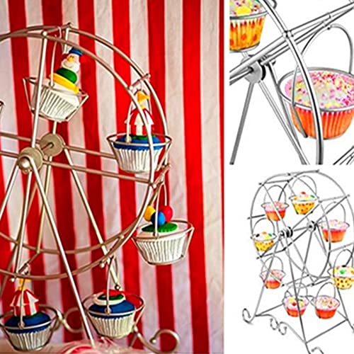 Support gâteau grande roue métal résistant gain de place