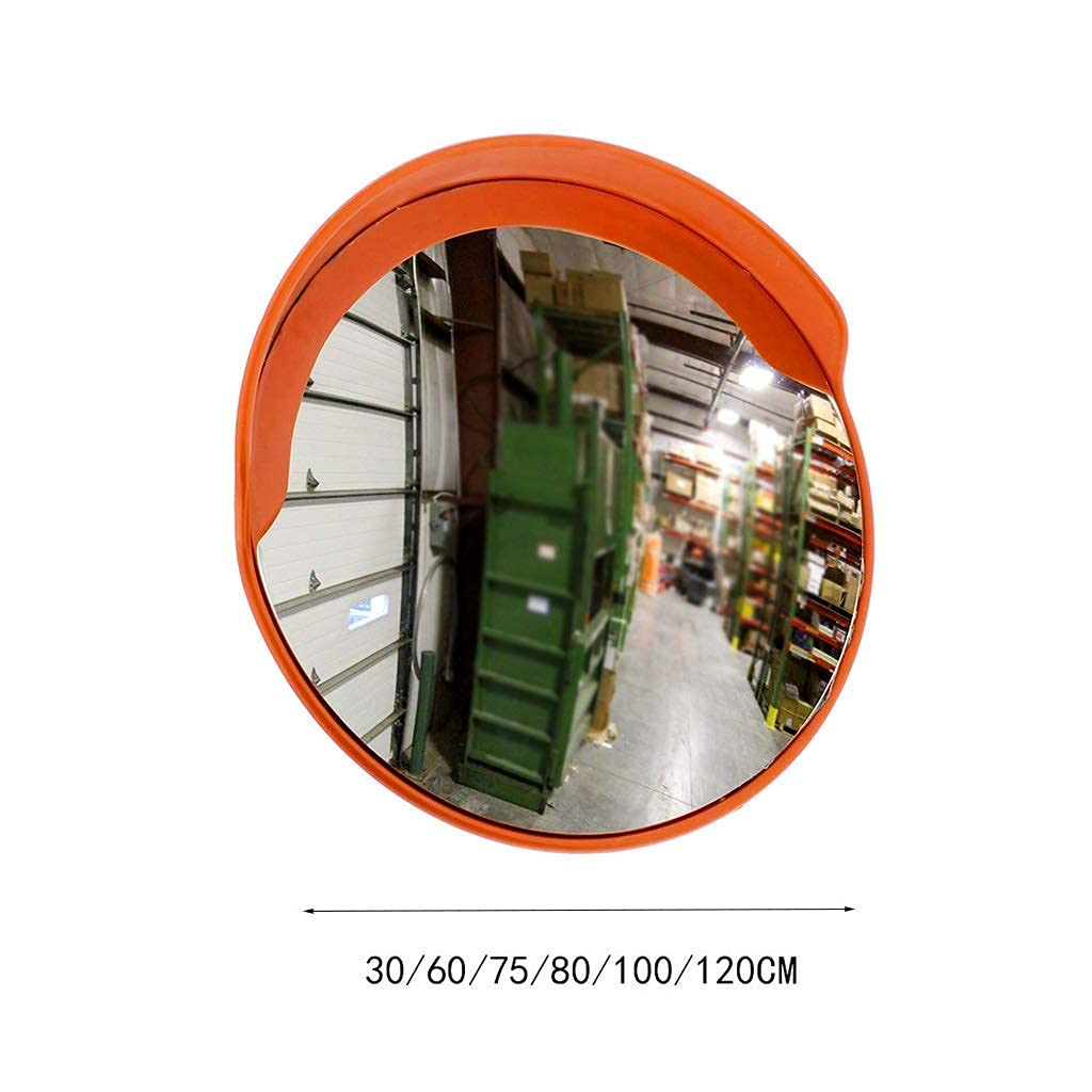 Espejo Exterior de Seguridad Vial, Duradero, Circular, portátil, Resistente a la Intemperie, Espejo Convexo para PC, Varias características, 30-120 cm (tamaño: 60 cm)