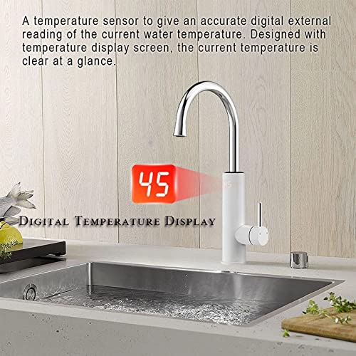 Robinet de chauffage d'eau sans réservoir 3200W à bec rotatif - 3