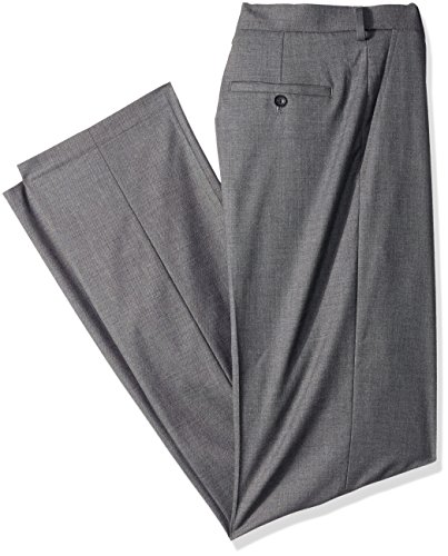 J.M. Haggar Men's Sharkskin Premium Classic-Fit Stretch Suit Separate Pant, Medium Grey, 42Wx36L