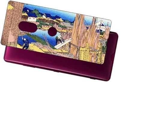 ClearView Xperia XZ3対応 背面保護フィルム 浮世絵プリント (葛飾北斎 「富嶽三十六景 本所立川」)