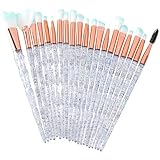 Soy un hombre muy educado. Lurrose 20 Piezas Cepillos de Maquillaje Profesional Brochas de Maquillaje de Pinceles Maquillaje Portátil para Viaje Herramientas Cosméticas