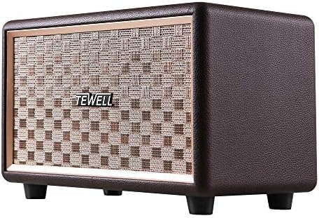 TEWELL Vintage Speakers, Bass Enhanced Technology, Retro Speakers Plug-in Speakers for PC, Laptop, Desktop, Tablet, Cellphone and Projector