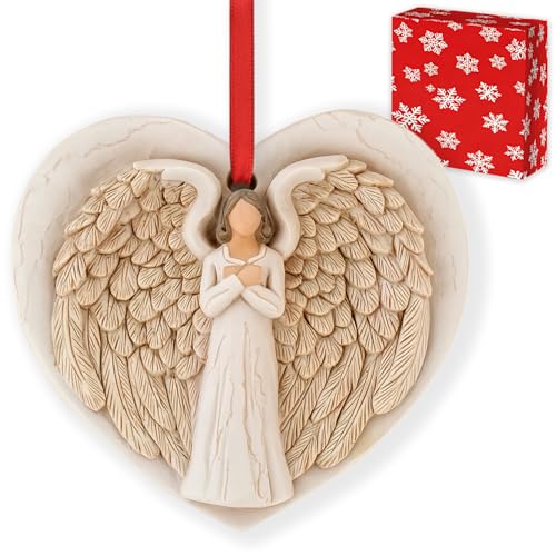 3D Angel Wings Figurines Ornaments for Christmas Tree -...