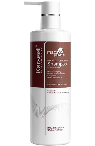 Karseell Aceite de argán Extracto de champú hidratante de reparación profunda champú suave para cabello seco y dañado 16.9 oz 16.9 fl oz