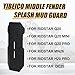 YIBEICO Upgraded Middle Fender Splash Mud Guard for Ridstar Q20/Q20 PRO/H20 PRO/H26 PRO, Thickened Steel, Black, Central Dirt Protector, Bottom Mudguard Flap, Middle Dust Cover