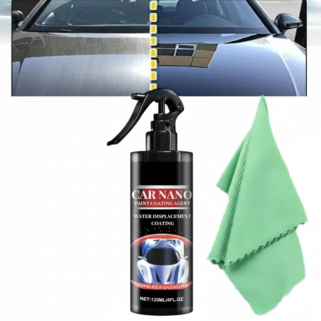 NALACAL Nano Ceramic Spray | Scratch Remover & High-Gloss Coating | Protection for Cars, Motorcycles, Boats | Water & Grime Repellent (1pcs)
