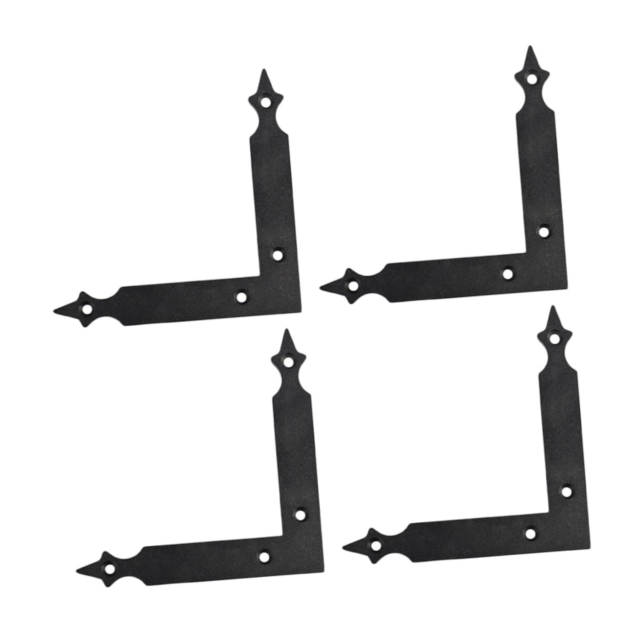 SHINEOFI Soportes En l Para Muebles Reforzados De Hierro Inoxidable 90 Grados Para Puertas y Estantes, Soporte Angular Resistente Para Marco De Puerta, Paquete De 4 Unidades Para Uso En Mesa y Silla