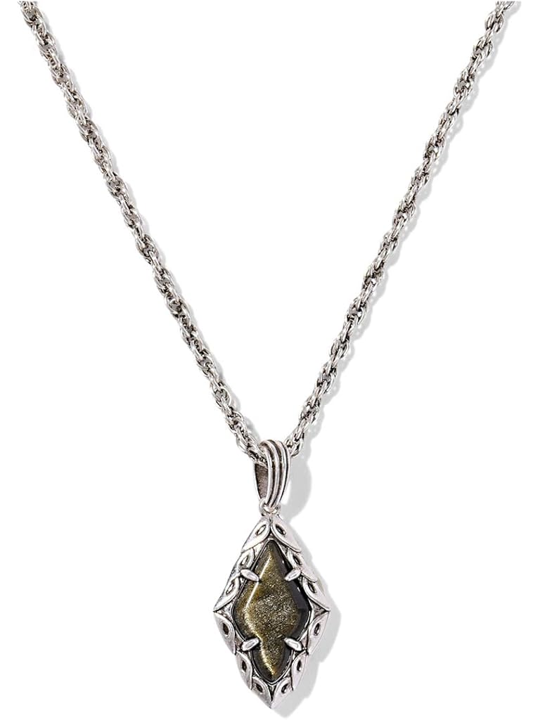 Silver Kendra Scott Adeline Short Pendant Necklace
