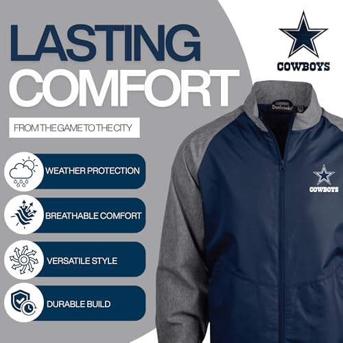 Image of Dunbrooke NFL mens Hurricane Windbreaker