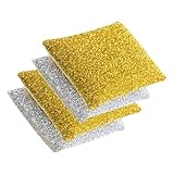VALICLUD 4Stücke Küchenreinigungsschwämme Wiederverwendbare Schrubbschwämme für Geschirr und Töpfe Effektive Haushaltsreinigung Schnelles Trocknen Vielseitig Einsetzbar