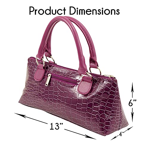 Image of Primeware Wine Clutch Bag (Thermal Insulated) Trendy Women's Carry Tote | Holds Red & White 750mL Bottles | Trendy Fashion | Incl. Portable Waiter-Style Corkscrew