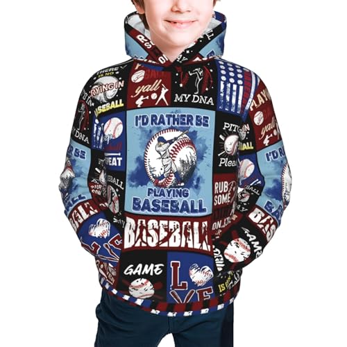 Basketball Hoodie Youth Hooded Sweatshirt 3D Digital Printed With Pockets Tops