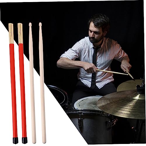 Set de Baquetas de Cepillo de Acero para Instrumentos de Percusión con Bolsa de Almacenamiento para Músicos miniatura 7