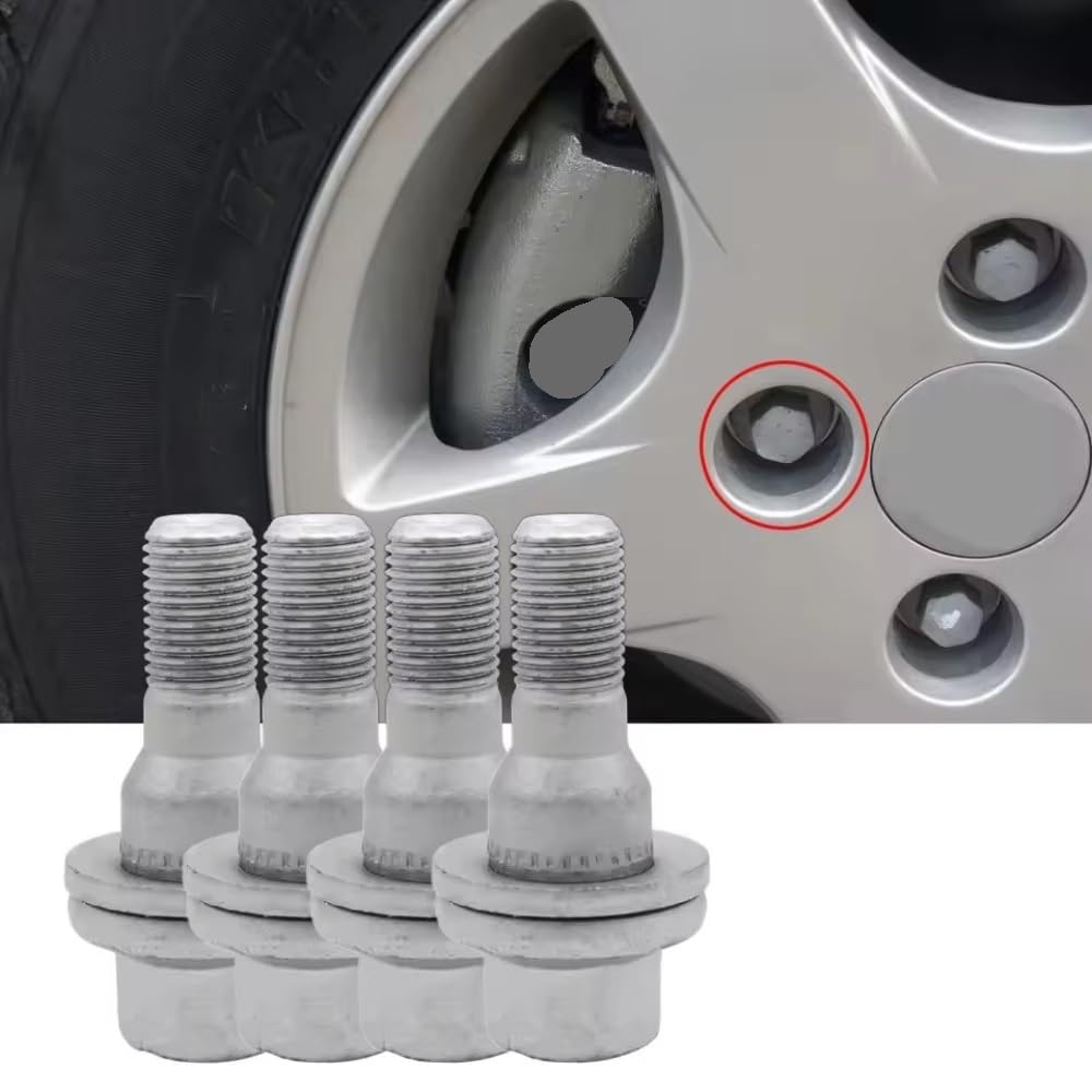 pernos rueda Compatible Con Citroen Para Ds Para C6 Pernos Rueda Coche 1 Pieza/4 Piezas Rueda Para Juego Pernos Tuerca Para Cubo Perno Neumático(4 PCS)