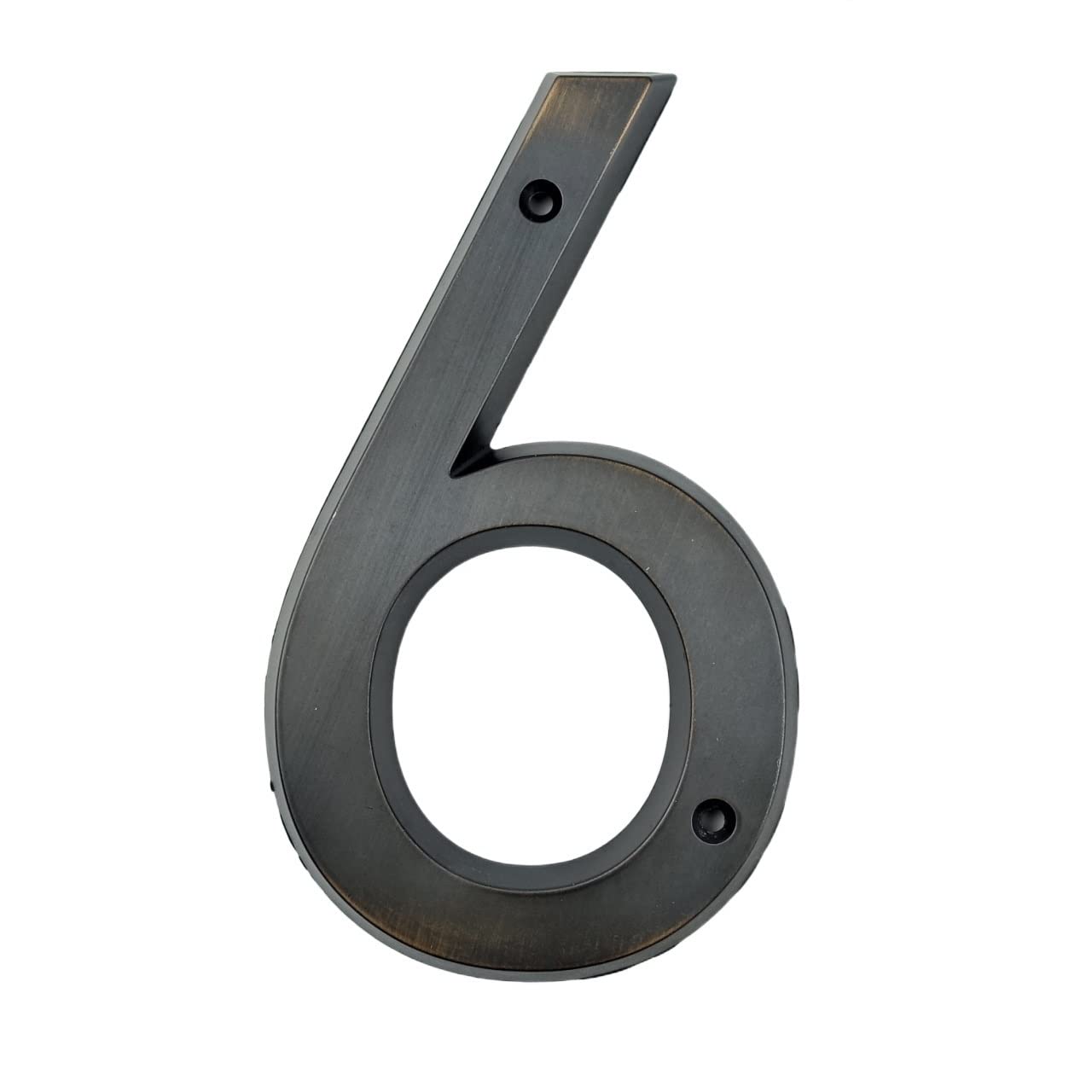 Números de casa grandes, Número de casa grande bronce envejecido 152 mm, número dirección for puerta, aleación zinc, montado con tornillos, letrero for exteriores, números 0-9 for entrada(6)