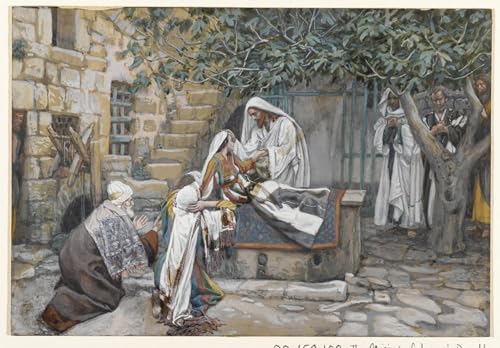 Tableau Impressions d'art Mural la Fille de Jaïrus de Jacques Poster Vintage 60x90cm