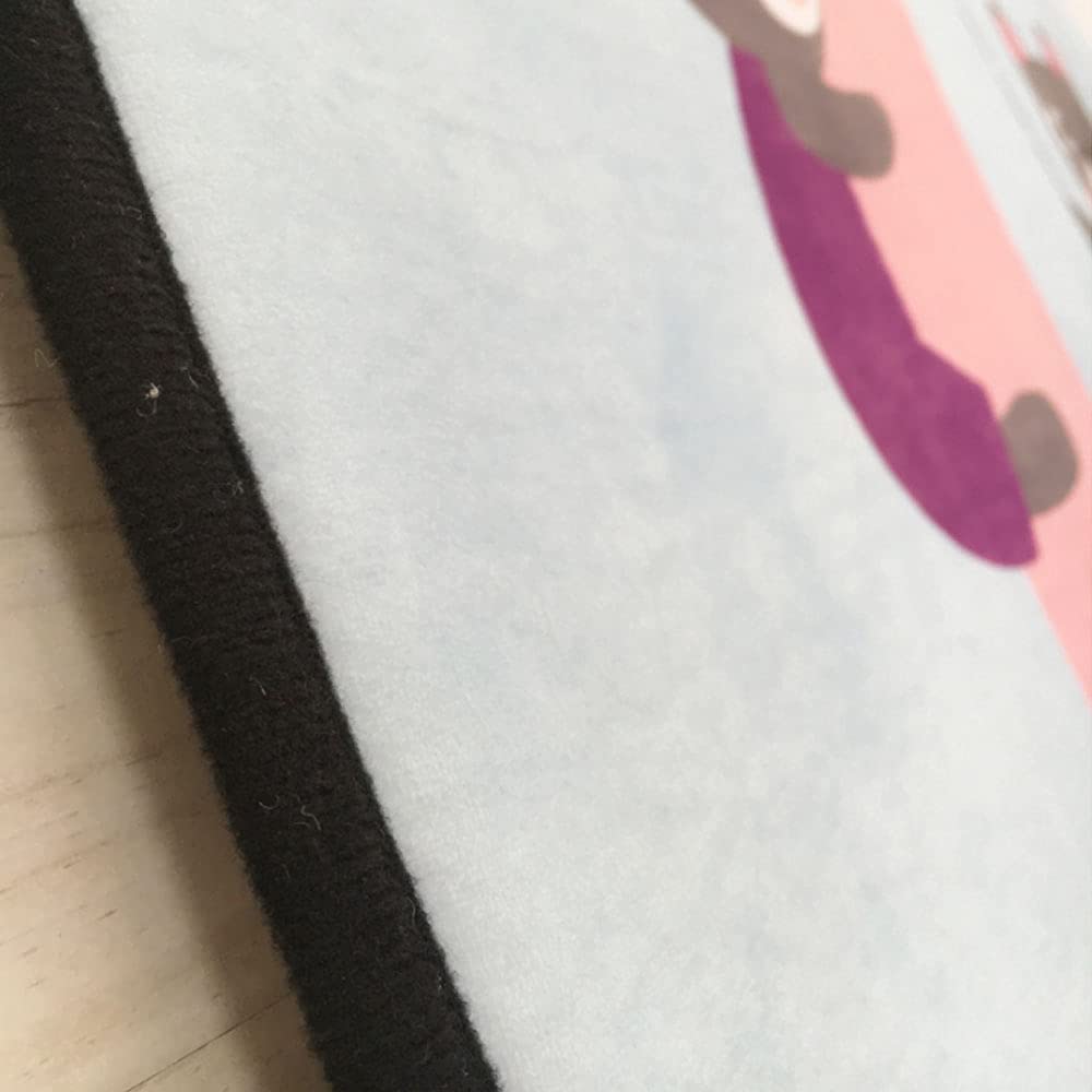 Hiseng Alfombrilla de Juego para Bebés, Estera de Arrastre para Bebé, Alfombra de Poliéster Gateo Infantil Lavable Antideslizante, Plegable Crawl Mat Niños Playmat (150x195cm,Mono)