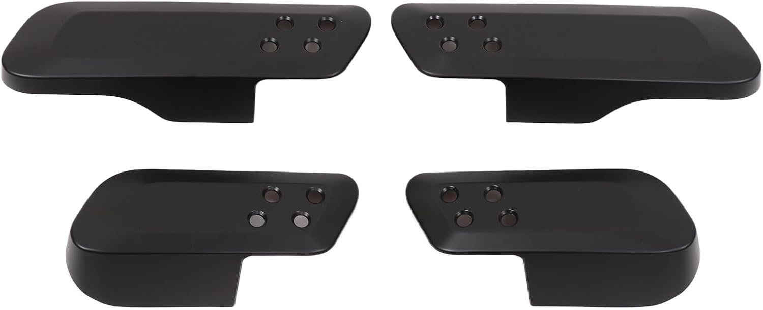 Daeiclru Inner Door Handle Panel Trim Cover Compatible with Ford Maverick 2022-2025, Front Rear Interior Door Armrest Panel Trim Cover Door Handle Scratch Protector Accessories (Carbon Fiber Pattern)