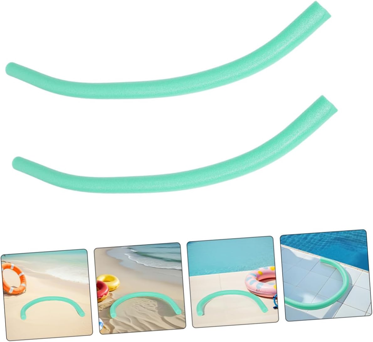 3pcs Solid Foam Pool Noodles Floating Swimming Aids for Adults and Soft Water Floating Support for Aquatic Fitness and Summer Water Play