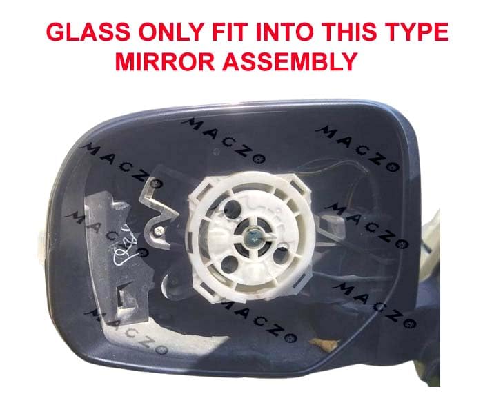 Image of Maczo - orvm Left Side Sub Mirror Glass Plate Fits Mitshubishi Pajero Sport Type-2 Model