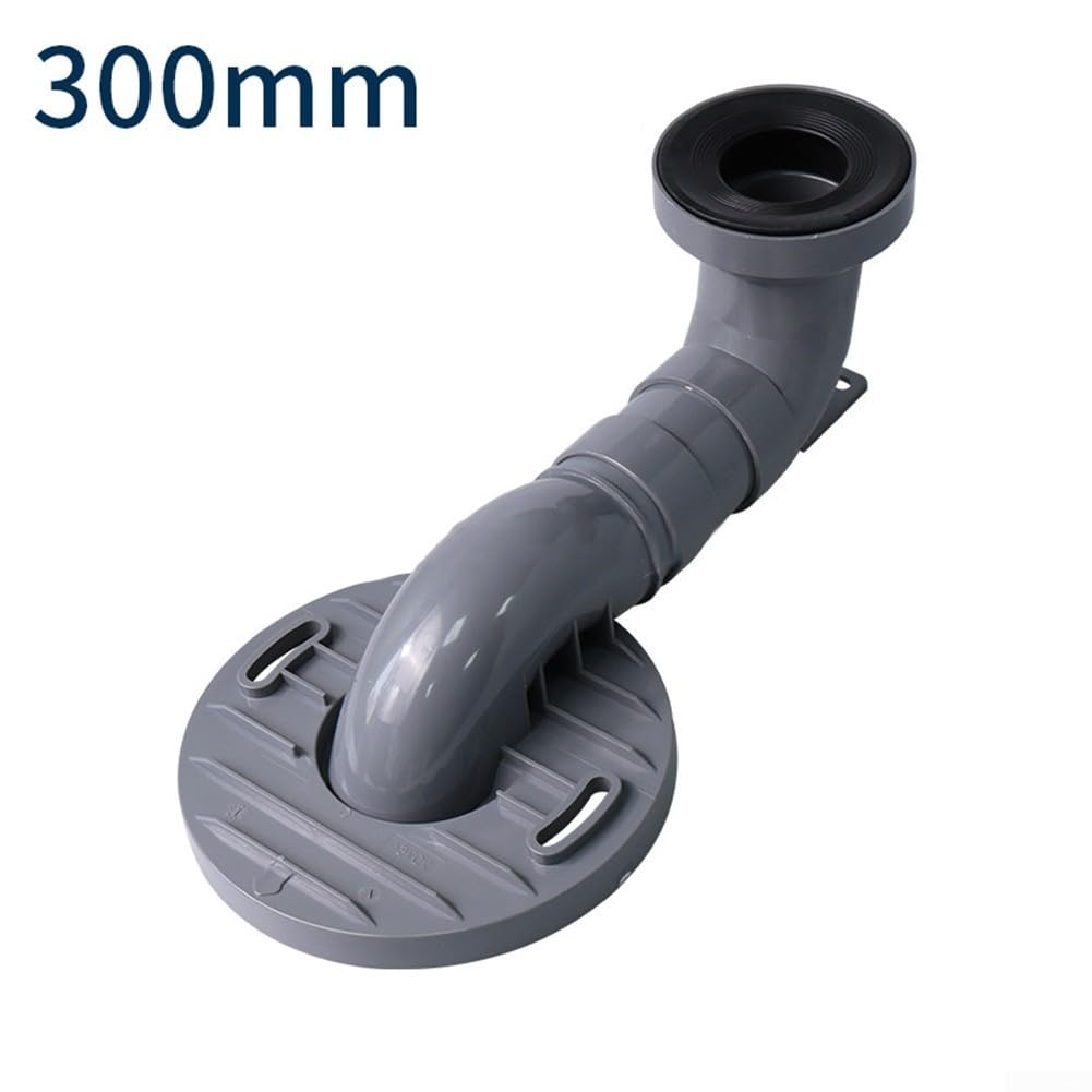 Desviador de Sifón para Ajustable PVC 110mm - Válvula Antiolor y Antifugas para Drenaje Eficiente - de Fontanería para Renovación de Baño Sin Obras(350mm)