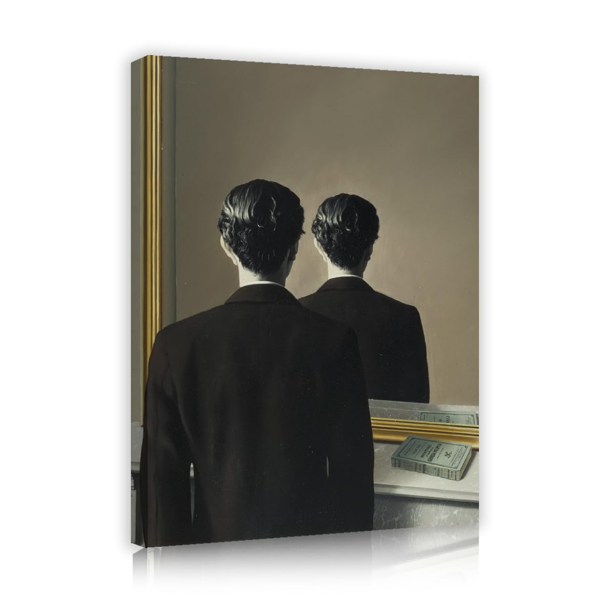 Magritte No Reproducir Lienzo Arte Surrealista 80x95cm
