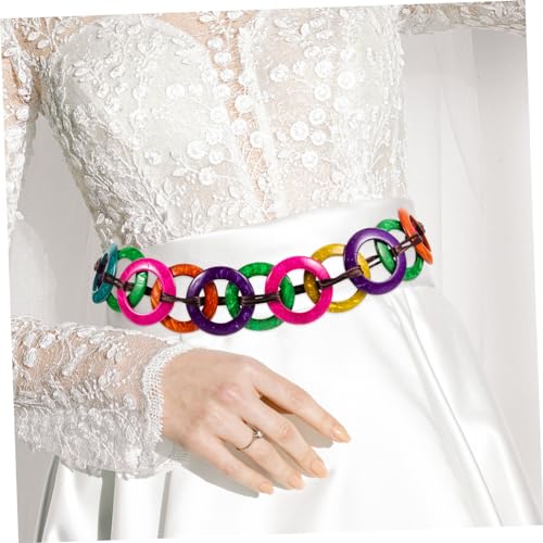 Beaupretty Bohemian Multi Color Rope Waist Belt for Women Stylish Braided Wrap Around Waist String Belt Decorative Dress Accessory for Casual Festival and Party Wear4