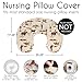 Sweet Jojo Designs Wild West Cowboy Nursing Pillow Cover Breastfeeding Pillowcase for Newborn Infant Bottle or Breast Feeding (Pillow NOT Included) - Red Blue Tan Western Southern Country Horse