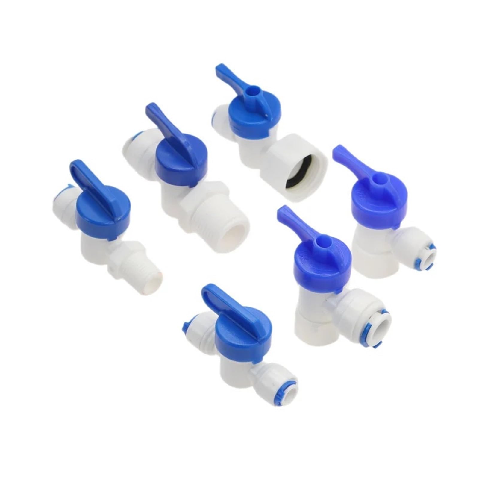 Hyrtefbn Women's 9.53Mm-1I2-M Elbow Quick Connector Ball Valve 1/4" - 3/8" Od Tube Pe Pipe Fitting Hose Elbow Pressure Barrel Ball Valve Aquarium Ro Water Filter Reverse Osmosis(9.53Mm-1I2-M)