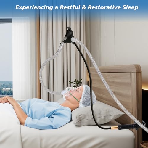 Miniatura 7 de Nidreamce Cpap Elevador De Manguera, Soportes Para Manguera Cpap Para Evitar Fugas Y Enredos De Mangueras Cpap Flexible Para Adaptarse A Cualquier Habitaci Ajustable Y Resistente