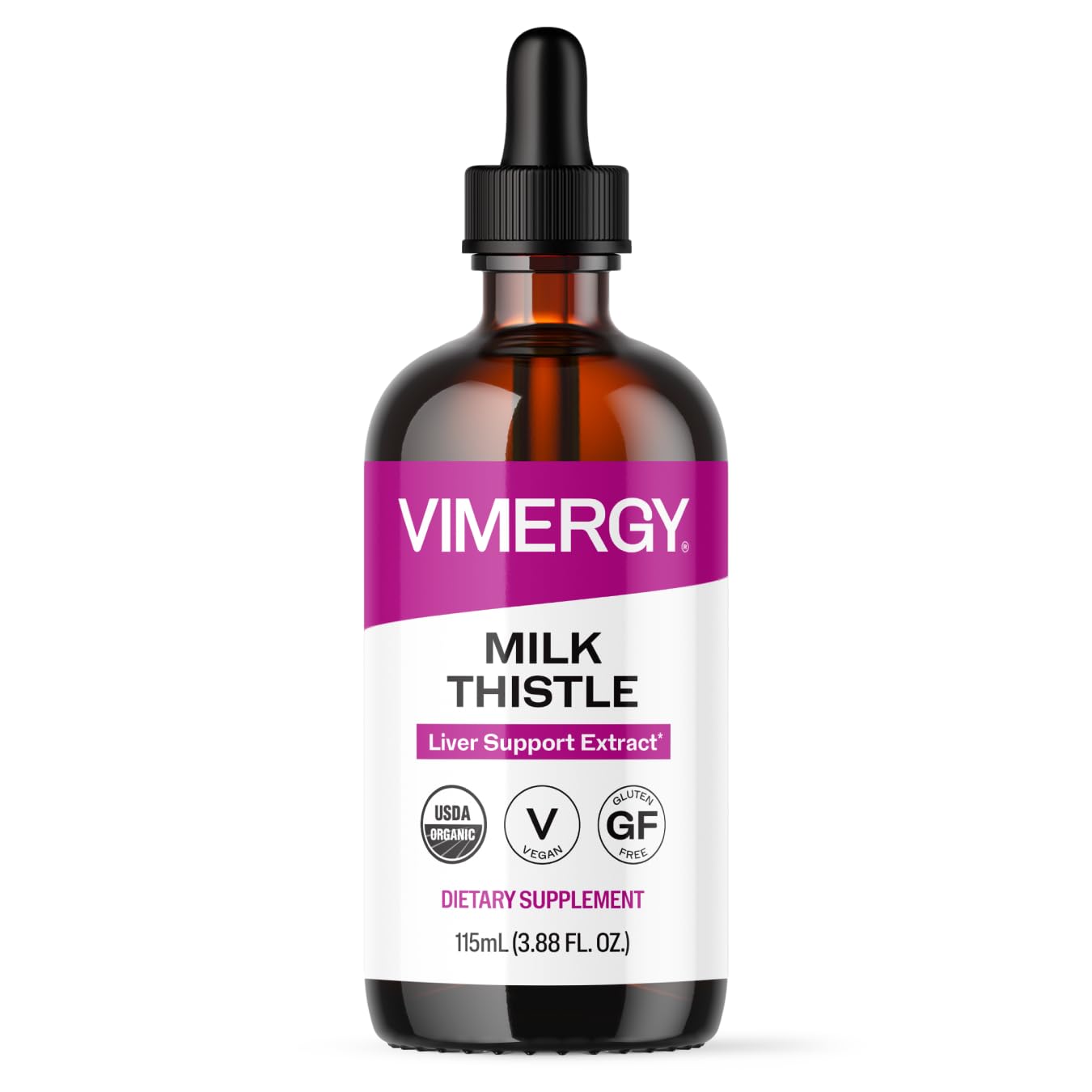 Milk Thistle Liquid, Organic 30:1 Extract, Digestive Health*, 2 Mo Supply