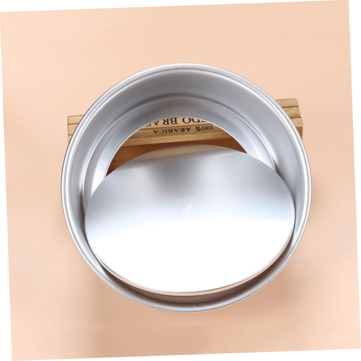 Gatuida 4pièces Moule à Gâteau Alliage Rond Antiadhésif Fond Amovible Pour Gâteaux Et Desserts Individuels