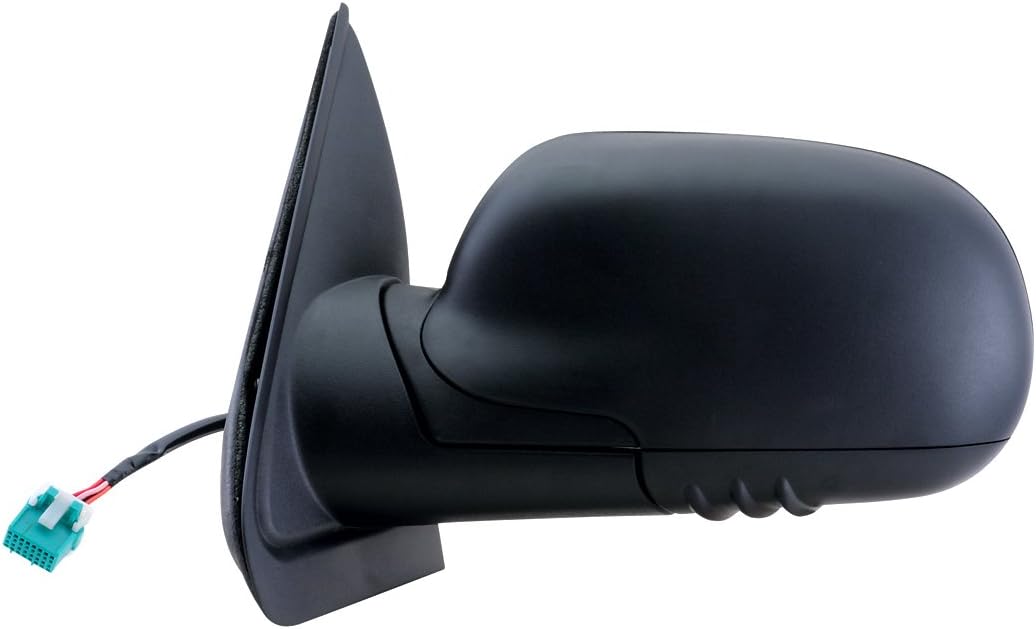 Fit System Driver Side Mirror for Buick Rainier, Chevy Trailblazer, GMC Envoy, Isuzu Ascender, Olds Bravada, Black, Foldaway, Manual