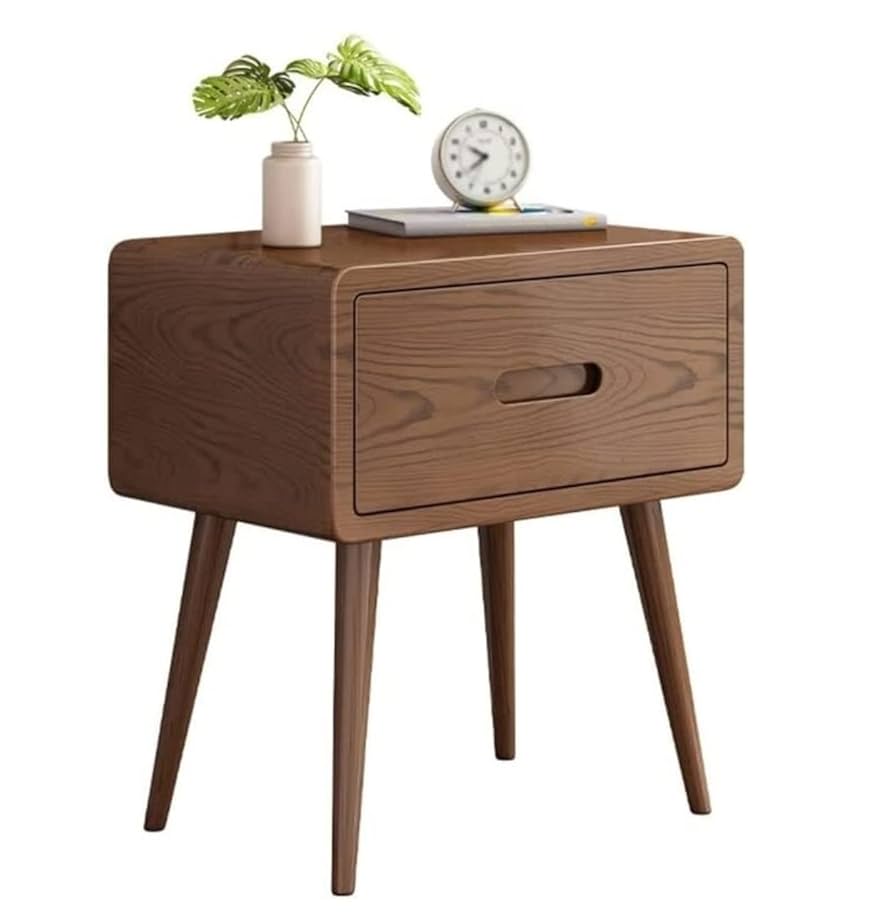 Amazon.co.jp: ベッドサイドテーブル シンプルな木製ナイト