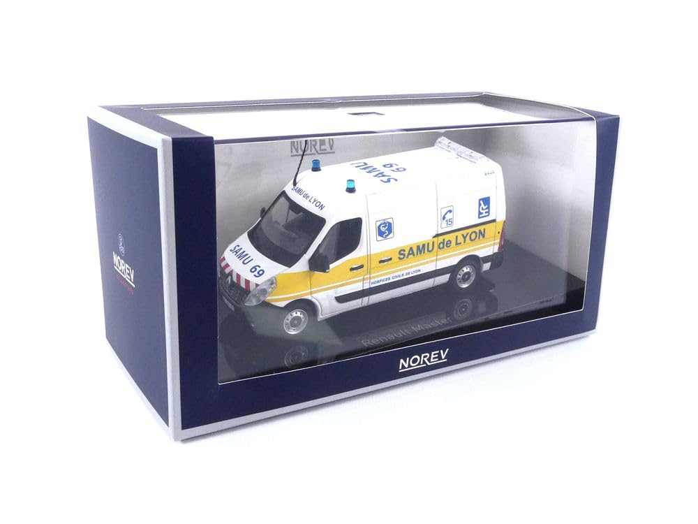 Miniature Norev 1/43 – Renault Master SAMU De Lyon 2014 – Réf. 518790
