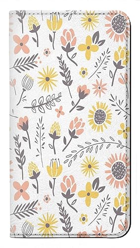 Funda para Samsung Galaxy Z Fold 6 que evita arañazos en pantallas con diseño flores pastel