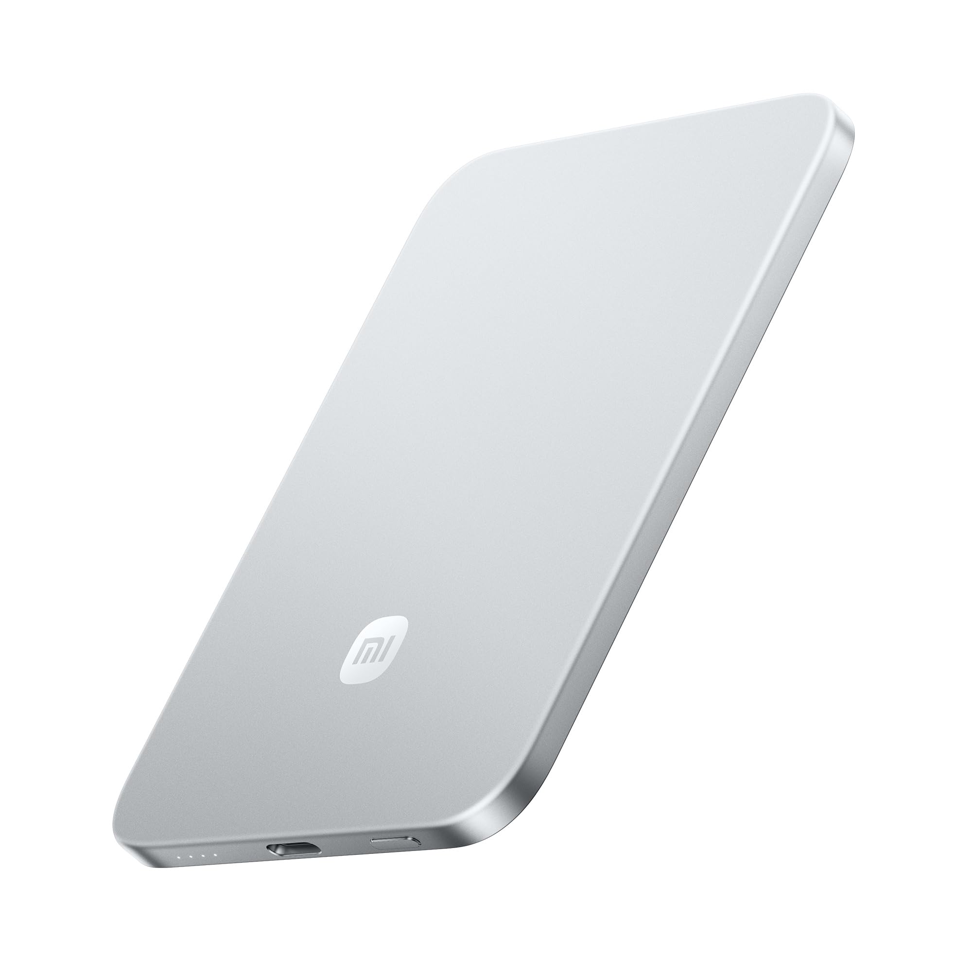 Xiaomi Ultracienki powerbank MagSafe, ultra cienki 6 mm, zewnętrzna bateria 5000 mAh, maks. szybkie ładowanie 15 W, przenośna ładowarka, ergonomiczny design, do iPhone i Android
