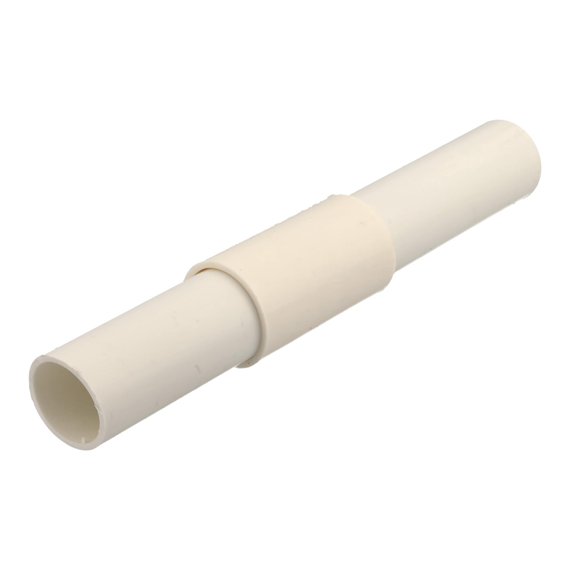 Jandei - Pack 10 uds. Tubo para Cables PVC Rígido Blanco Longitud 1 Metro. Diámetro 20 mm. Funda de Cable con Grapas de Sujección, Codo 90 Grados,Manguitos y Curvas de Empalme.