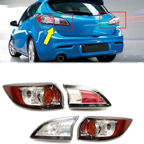 Feu arrière infiltration eau Mazda 3 BL remplacer clignotant gauche - 2