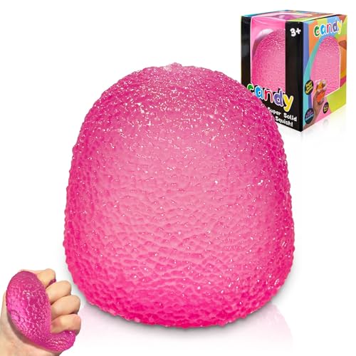Stressabbau Fidget Ball Anti Stress Spielzeug Stressbälle für Kinder & Erwachsene Unterstützt Stressabbau in Büro für Linderung von Angst & Geschenk für die Party (Rosa)