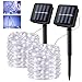Produktbild Innoo Tech [2 Stück] Solar Lichterkette Außen,12M 120 LED Lichterkette Aussen, 8 Modus Wasserdicht KupferDraht Solarlichterkette Deko für Garten, Balkon, Terrasse, Tor, Hof, Hochzeit, Party-Kaltweiß