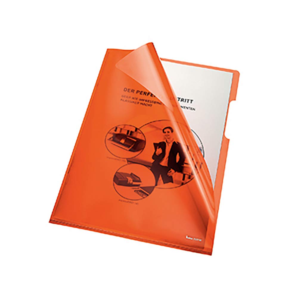 Bene Klarsichthüllen A4, orange/205000 PVC 150my Inh.100