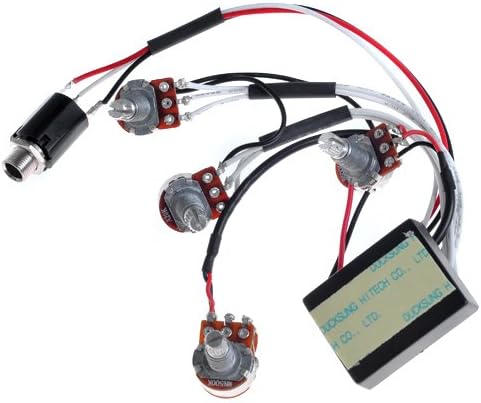 1pkg Belcat EQ-B2T 2 Band Active EQ Preamp Circuit for Bass Guitar with Output Jack