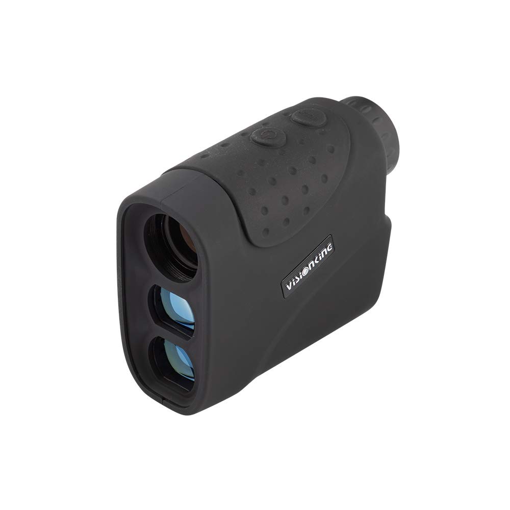 Medidor de Distancia Laser Telémetro 6 x 21 - Telémetro Láser Caza Golf Lluvia Modelo 1200 m Negro