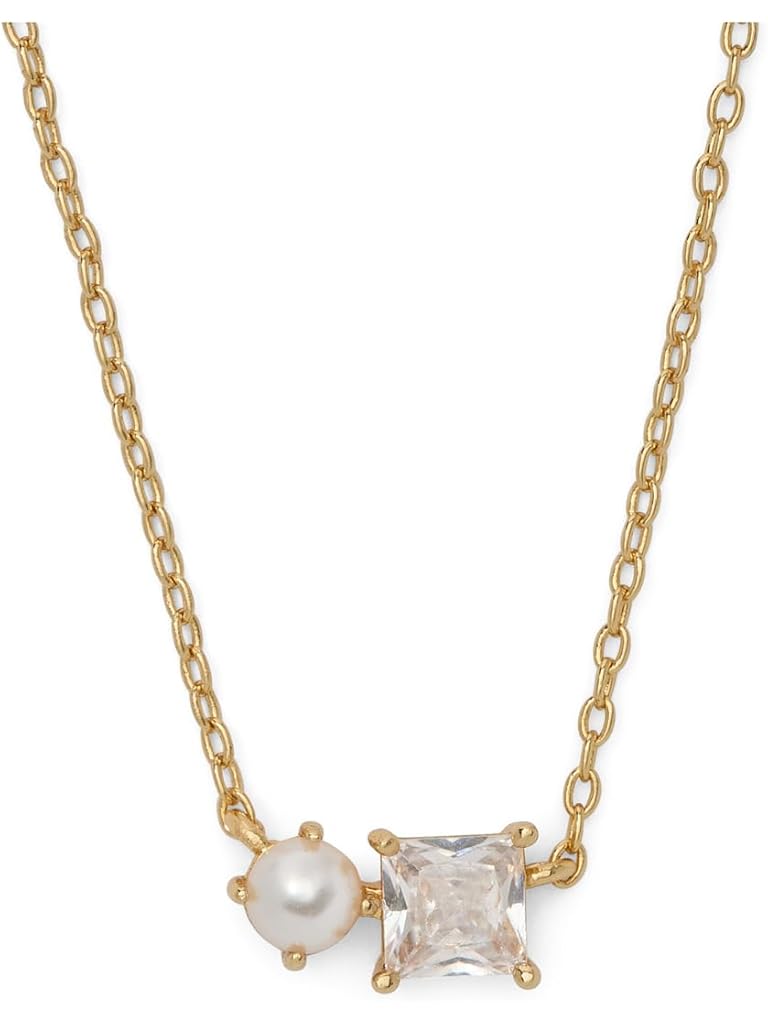 Gold Kate Spade New York Signature Solitaire Pendant