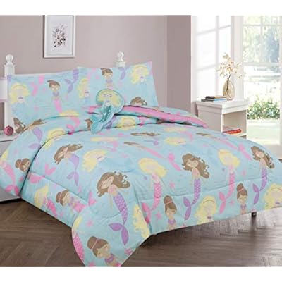 GorgeousHomeLinen 6-PC Twin Complete Bed in A Bag Comforter Bedding Set with Furry Friend and Matching Sheet Set for… 51EjdnFOCmL. SS400