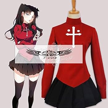COSPATIO製 Fate 遠坂凛 コスプレ衣装 Amazon.co.jp: Fate周辺 遠坂 凛 コスプレ衣装 ウィッグ付き